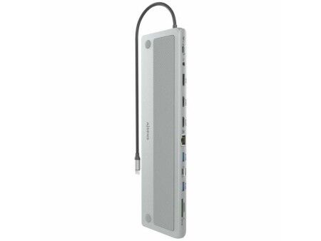 HUB USB Aisens ASUC-12P020-GR Szary 100 W 50 W