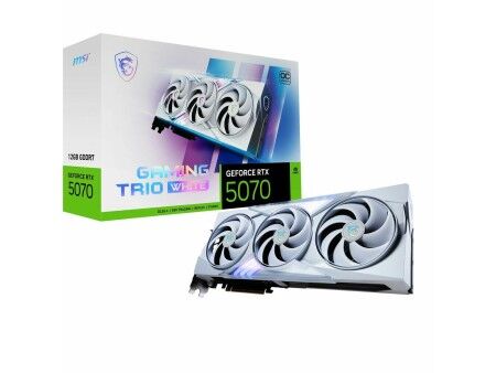 Karta Graficzna MSI GEFORCE RTX 5070 12G GAMING TRIO OC WHITE nvidia geforce rtx 5070 12 GB GDDR6X