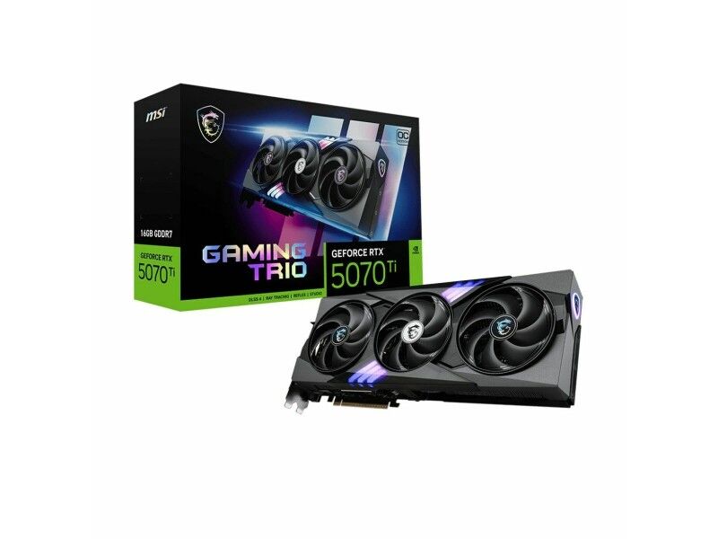 Karta Graficzna MSI GEFORCE RTX 5070 TI 16G GAMING TRIO OC nvidia geforce rtx 5070 ti 16 GB GDDR6X