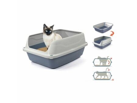 Kuweta dla Kotów Georplast Sonic Plastikowy 44,5 x 34 x 18,5 cm (7 Sztuk)
