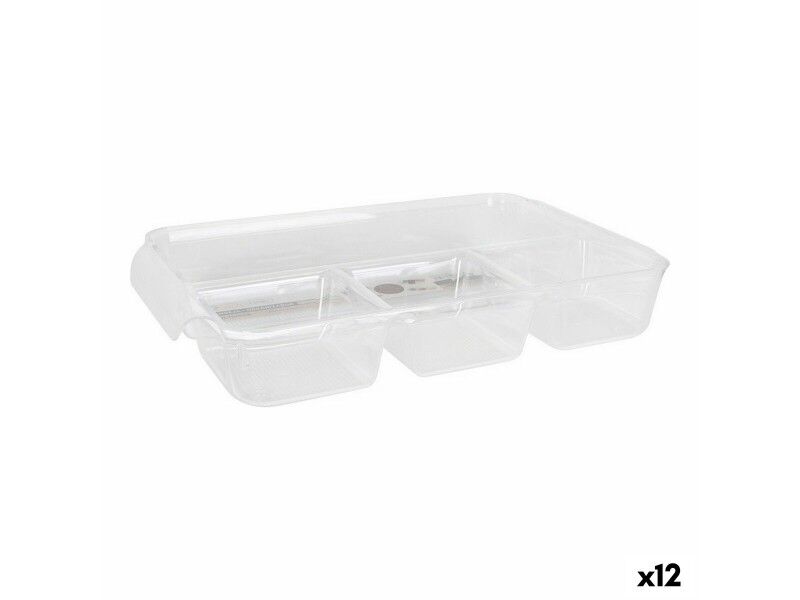 Wielofunkcyjny organizer Confortime Przezroczysty 37,5 x 23,5 x 5, cm (12 Sztuk)