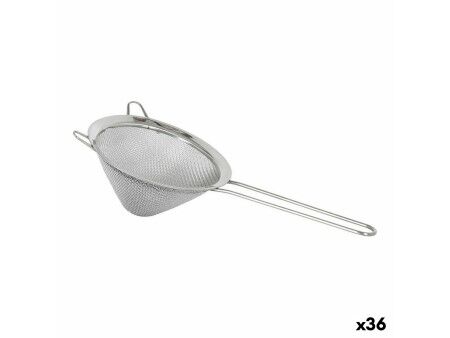 Sitko ze stali nierdzewnej Quttin Stożkowaty Stal nierdzewna (36 Sztuk) (16 cm)