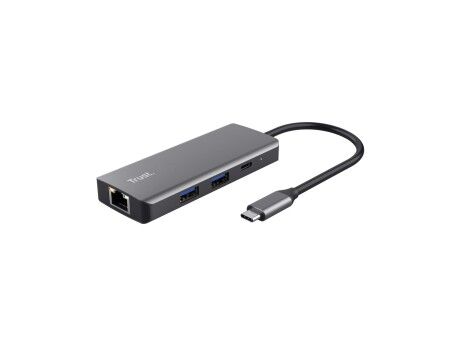 HUB USB Trust 24968 Srebrzysty (1 Sztuk)