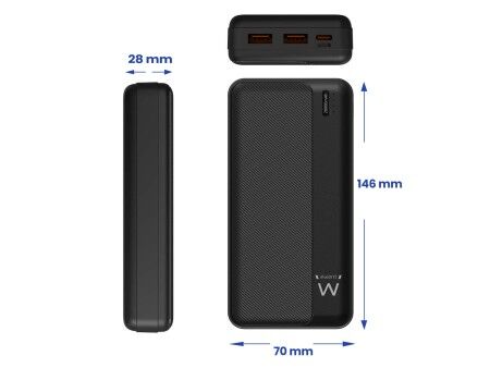 Powerbank Eminent EW1163 Czarny 20000 mAh