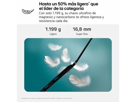 Laptop LG 16Z90RU-G.AA55B 16" i5-1334U 16 GB RAM 512 GB SSD