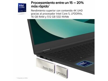 Laptop LG 16Z90RU-G.AA55B 16" i5-1334U 16 GB RAM 512 GB SSD