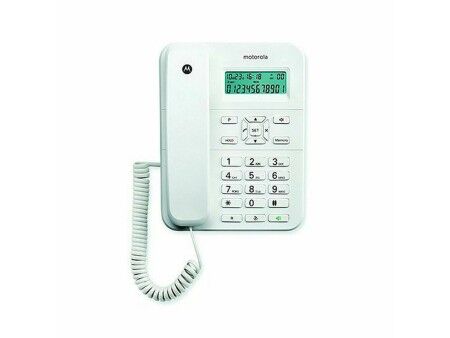 Telefon Stacjonarny Motorola Biały
