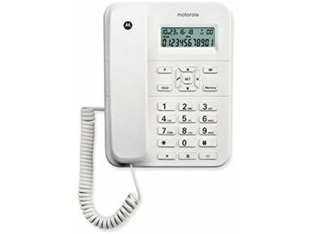 Telefon Stacjonarny Motorola Biały