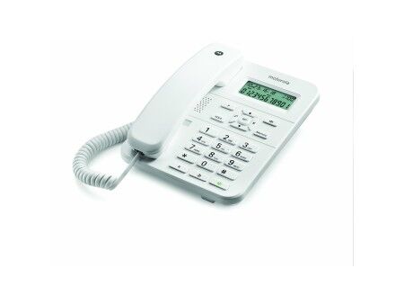 Telefon Stacjonarny Motorola Biały