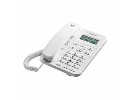 Telefon Stacjonarny Motorola Biały