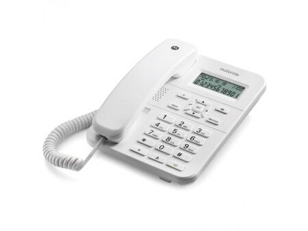 Telefon Stacjonarny Motorola Biały
