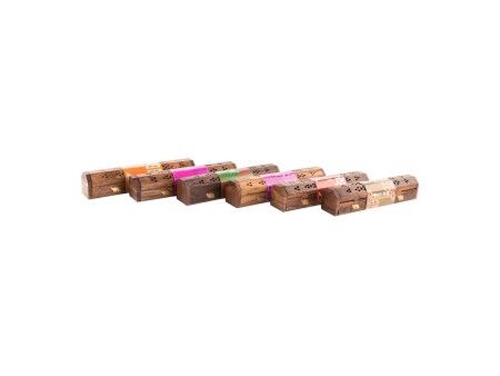 Uchwyt DKD Home Decor Kadzidełko Drewno Bambus Mandala Naturalny 26 x 8 x 8 cm (6 Części)