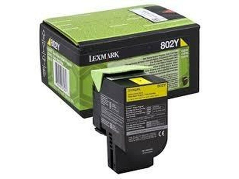 Toner Lexmark 802Y Żółty