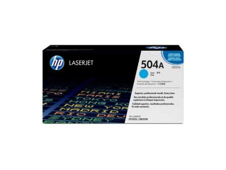 Toner HP 504A Turkusowy