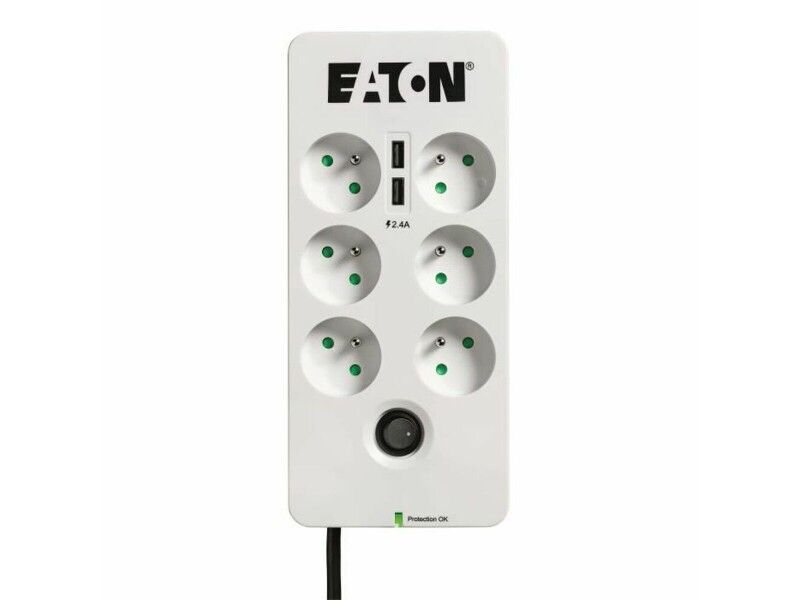 Ochrona przeciwprzepięciowa Eaton PB6TUF Biały
