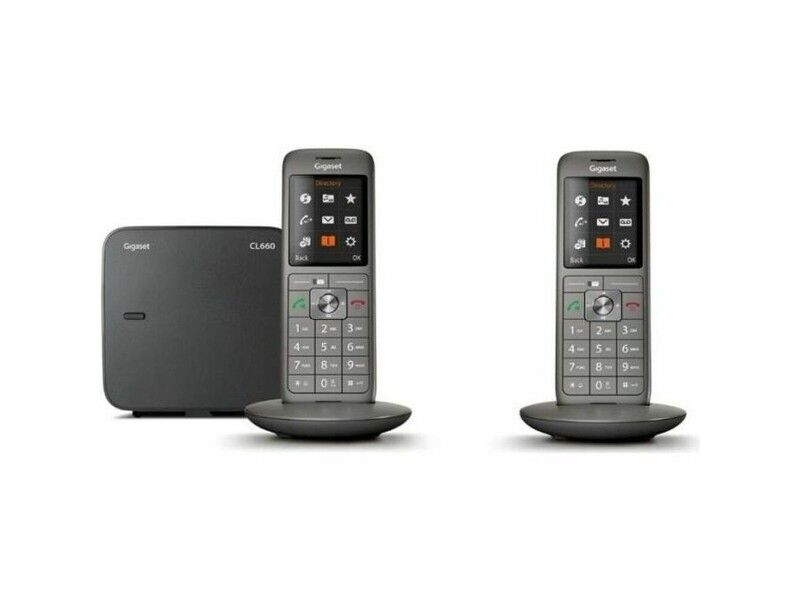 Telefon Bezprzewodowy Gigaset CL660 Duo Szary Antracyt