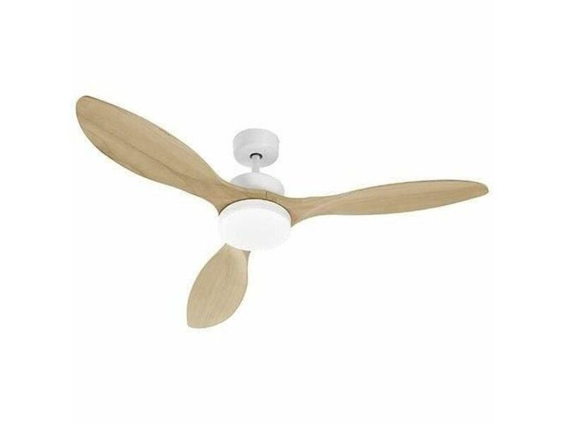 Wentylator sufitowy z oświetleniem FARELEK Ø 137 cm 100 W Biały