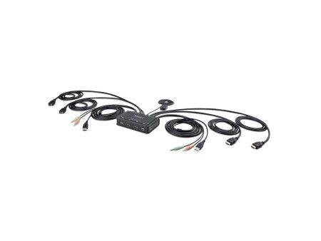 Przełącznik KVM Startech C2-DH46-UA2-CBL-KVM 1,5 m
