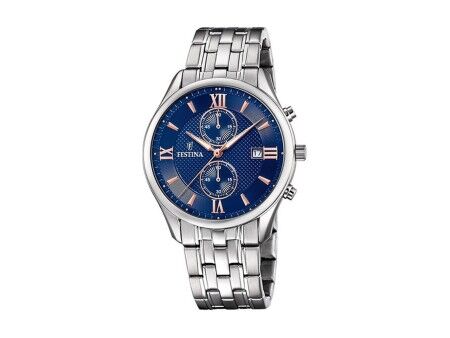 Zegarek Męski Festina F6854/6 Srebrzysty