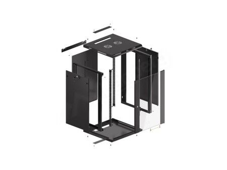 Szafka Rack Wisząca/Naścienna Lanberg WF01-6618-10B