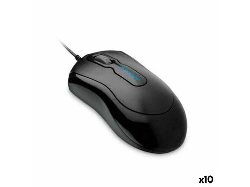 Myszka Kensington NA Czarny 800 dpi (10 Sztuk)