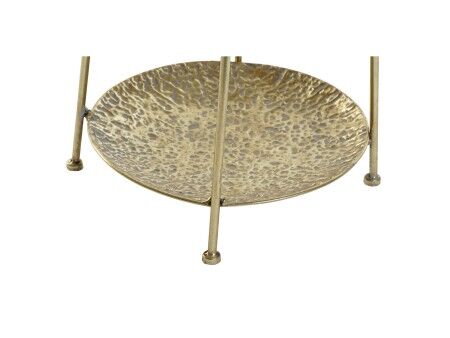 Miska na Owoce Home ESPRIT Złoty Metal 39 x 39 x 86 cm