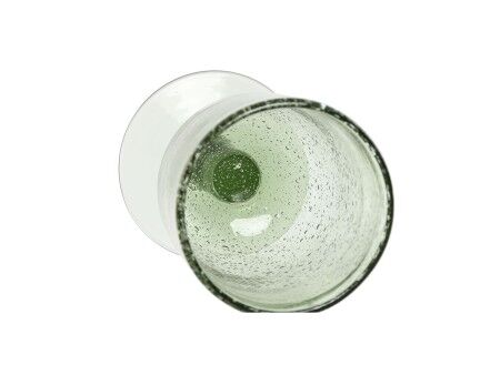 Zestaw kubków Home ESPRIT Kolor Zielony Szkło 300 ml 8 x 8 x 14 cm (6 Sztuk)