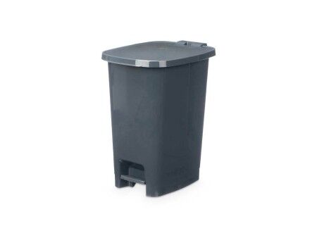 Kosz na Śmieci z Pedałem ABK-142 Antracyt Plastikowy 25 L (6 Sztuk)