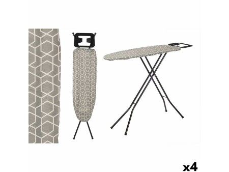 Deska do Prasowania Kipit 18358 - CB-225 Biały Szary Metal Materiał (4 Sztuk)