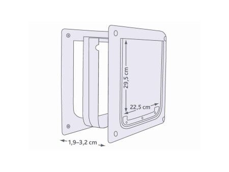 Budka dla Kota Trixie Biały Plastikowy 30 × 36 CM