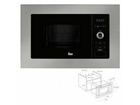 Kuchenka mikrofalowa z grillem do zabudowy Teka MWE 225 FI 20 L 800W Stal 800 W 20 L