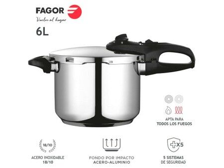 Garnek Express Fagor DUO Stal nierdzewna 18/10 4 L 6 L