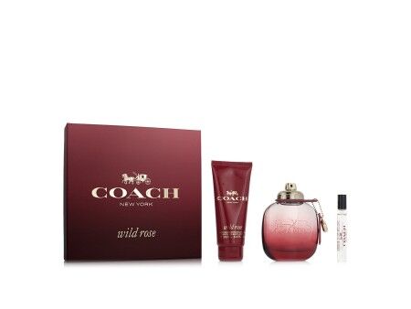 Zestaw Perfum dla Kobiet Coach Wild Rose EDP 3 Części