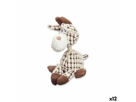 Zabawka Pluszowa dla psa Mascow 239 Biały Brązowy 13 x 27 x 17 cm (12 Sztuk)