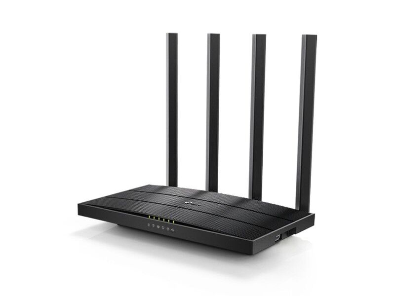 Router TP-Link Archer C6U Czarny USB USB 2.0 RJ45 Ethernet LAN Wi-Fi 5 GHz