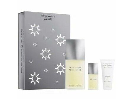 Zestaw Perfum dla Kobiet Issey Miyake L'Eau d'Issey Pour Homme EDT 3 Części