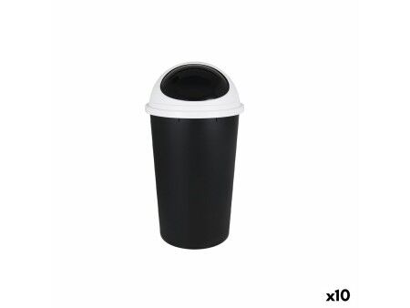Kosz na Śmieci Tontarelli Small hoop (10 Sztuk) Biały 25 L