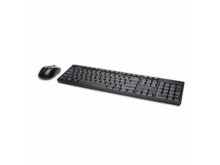 Klawiatura Bezprzewodowa i Myszka Kensington K75230ES Czarny hiszpański Qwerty Hiszpańska QWERTY
