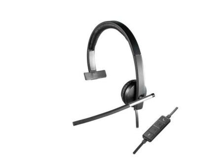 Słuchawki z Mikrofonem Logitech 981-000514           Czarny