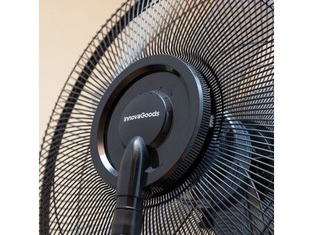 Wiatrak z rozpylaczem sterowany pilotem InnovaGoods Mistinn Czarny 90 W 2,8 L