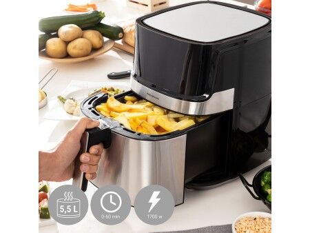 Frytkownica Bezolejowa InnovaGoods Airfryer 1700 W 5,5 L