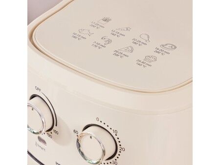 Frytkownica na gorące powietrze InnovaGoods Vynner Pro 6500 Krem 1700 W 6,5 L Stal nierdzewna