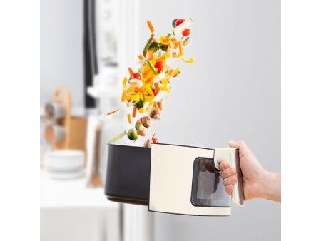 Frytkownica na gorące powietrze InnovaGoods Vynner Pro 6500 Krem 1700 W 6,5 L Stal nierdzewna