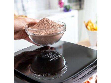 Frytkownica na gorące powietrze z wagą InnovaGoods Fryinn Balance 5000 Czarny 1500 W 5 L Stal nierdzewna