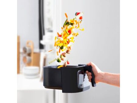 Frytkownica na gorące powietrze z wagą InnovaGoods Fryinn Balance 5000 Czarny 1500 W 5 L Stal nierdzewna