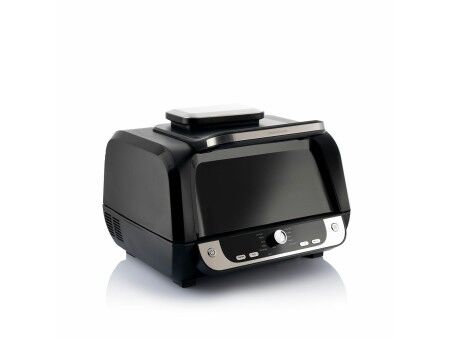 Frytkownica na gorące powietrze z grillem, akcesoriami i książką kucharską InnovaGoods Fryinn 12-in-1 6000 Czarny Stal 3400 W 6 