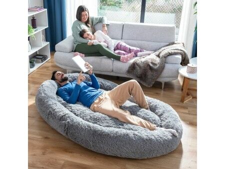 Legowisko dla psa i ludzi  Human Dog Bed XXL InnovaGoods Grey