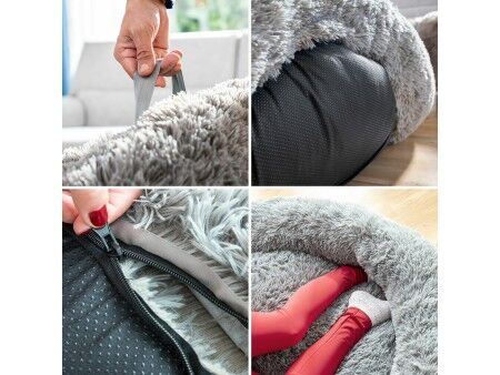 Legowisko dla psa i ludzi  Human Dog Bed XXL InnovaGoods Grey