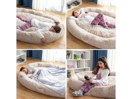 Legowisko dla psa i ludzi  Human Dog Bed XXL InnovaGoods Beige