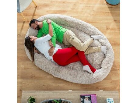 Legowisko dla psa i ludzi  Human Dog Bed XXL InnovaGoods Beige